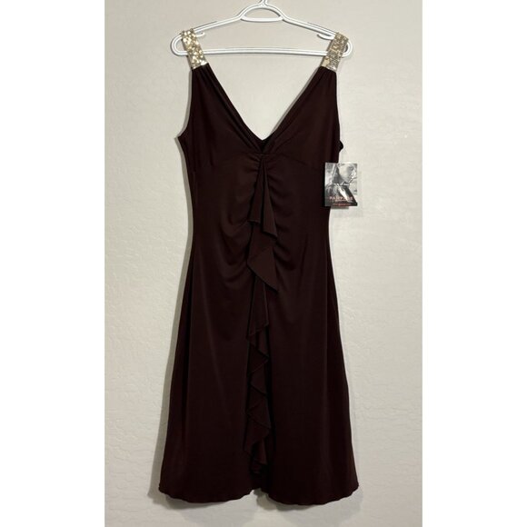 Rampage NWT Y2K Bodycon Coquette Bling Strap Dress size Large Vintage 2000’s. - Picture 1 of 11